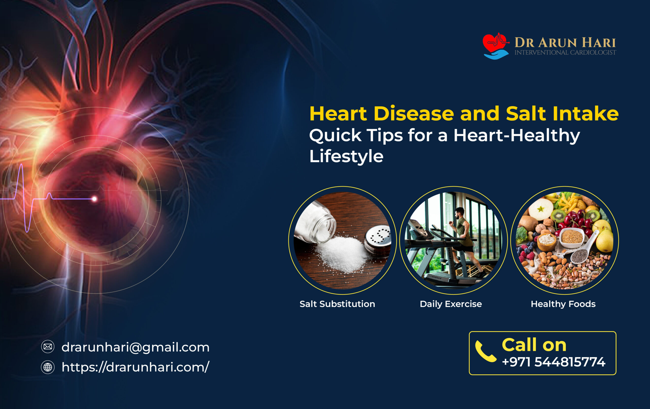 Read more about the article Heart Disease and Salt Intake – Quick Tips for a Heart-Healthy Lifestyle