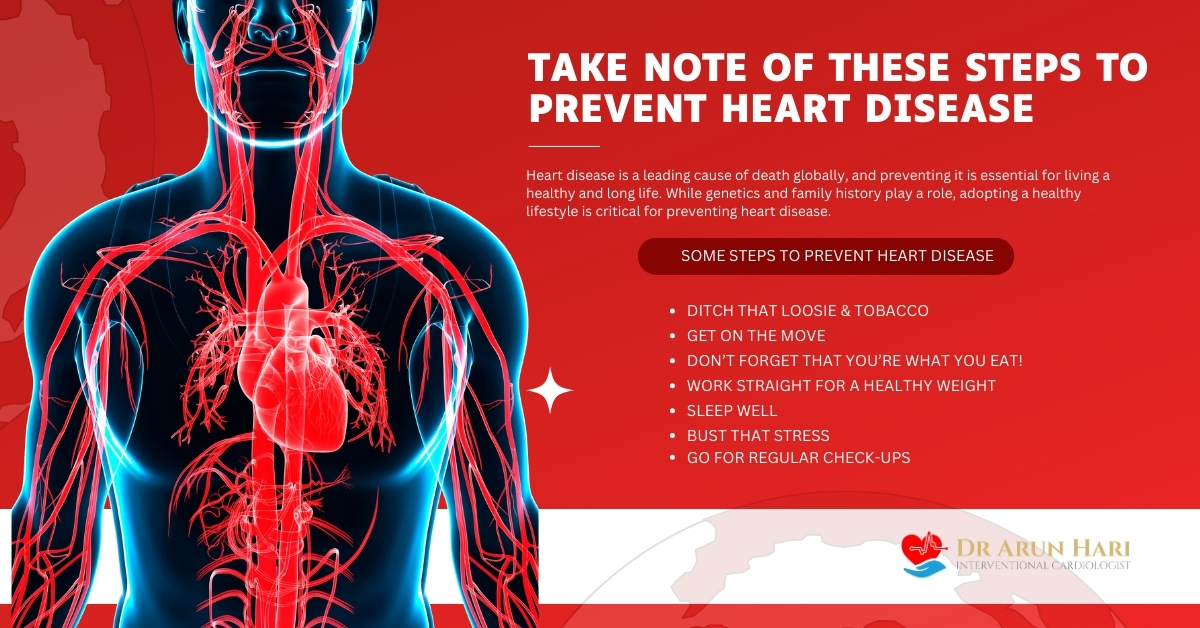You are currently viewing हृदय रोग से बचाव के लिए कदम