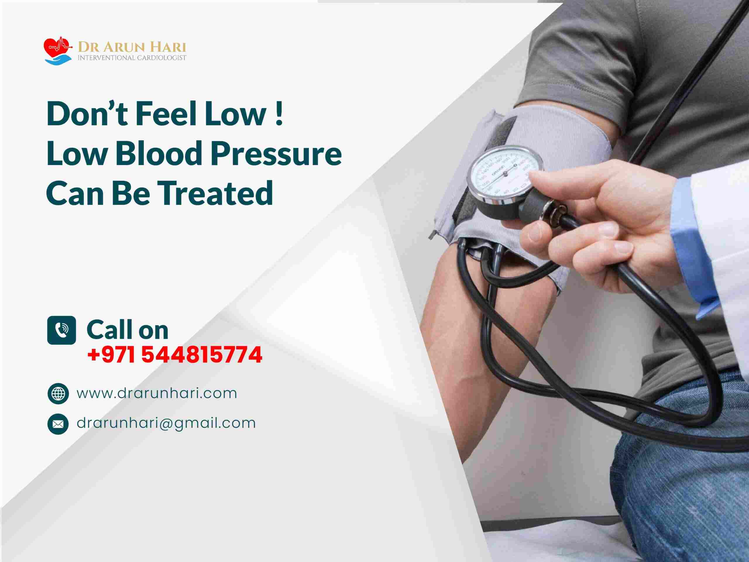 Read more about the article Don’t Feel Low! Low Blood Pressure Can Be Treated!