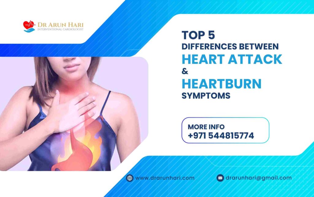 Top 5 Differences Between Heart Attack And Heartburn Symptoms!