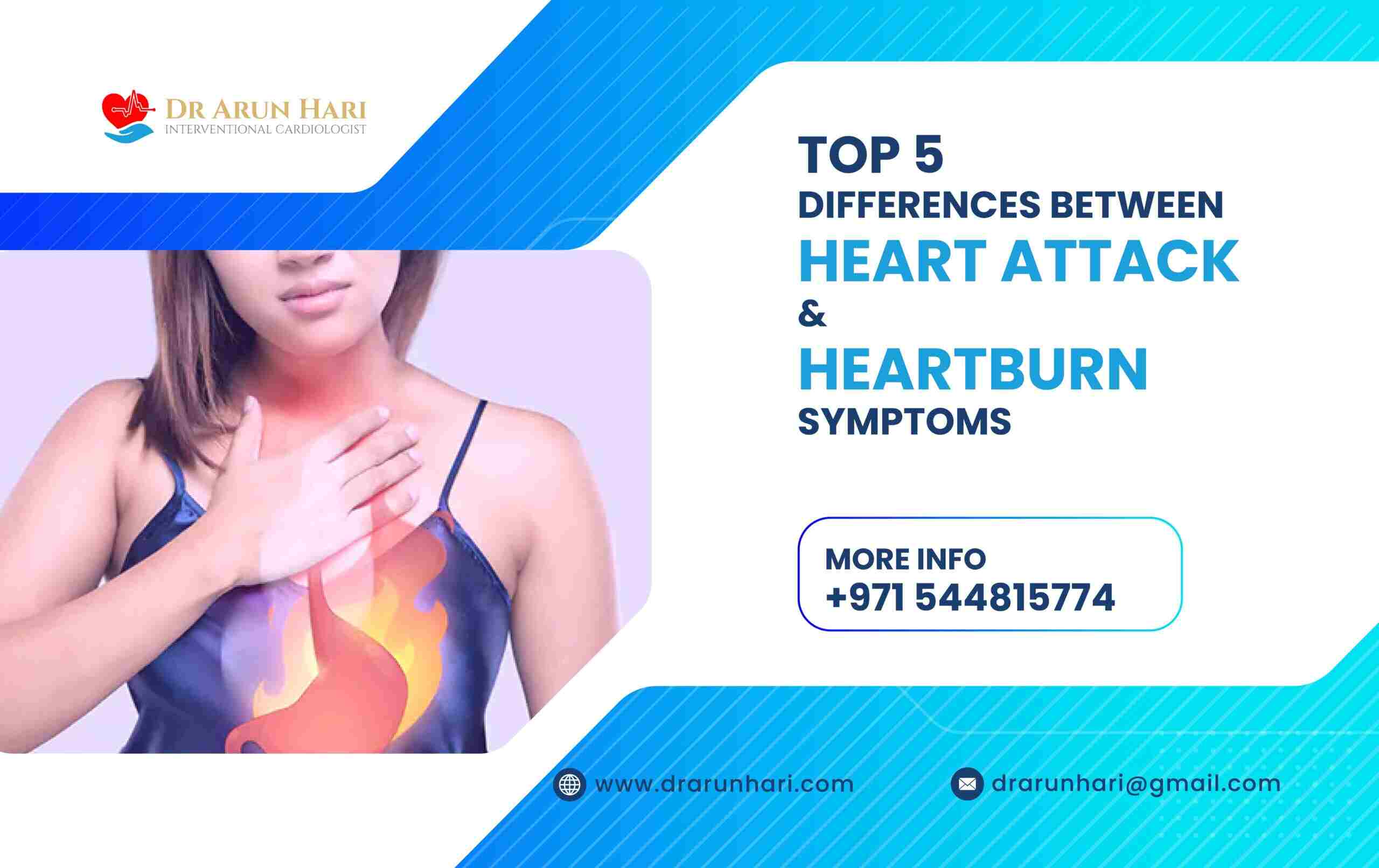 You are currently viewing Top 5 Differences Between Heart Attack And Heartburn Symptoms!