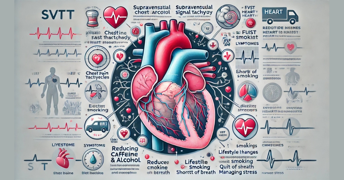 Read more about the article A Complete Guide to SVT (Supraventricular Tachycardia): Signs, Reasons, and Remedies